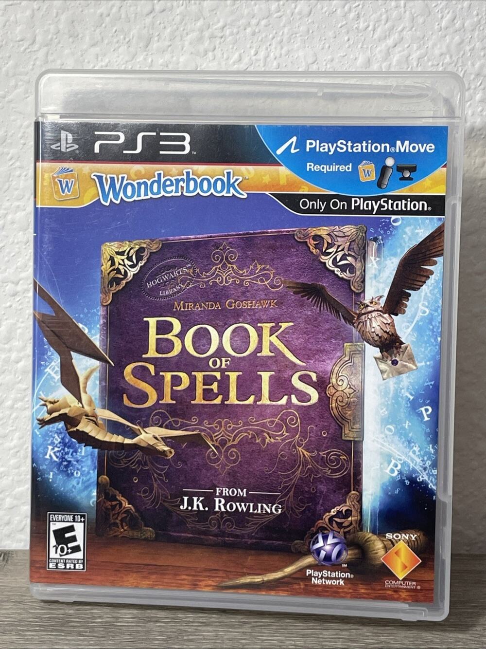 Wonderbook Book of Spells Sony PlayStation 3 PS3 2012 Missing Manual